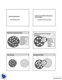 Strategies of Domination & Resistance in Inter-Group Conflict & Social Structures