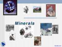 Introduction to Minerals - Dynamic Earth - Lecture Slides - Docsity