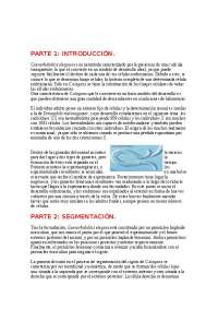 PARTE 1: INTRODUCCIÓN Caenorhabditis elegans es un nemáto