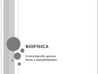 Cromatografia gasosa na Biofísica: fases e aplicações
