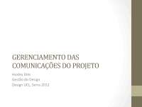 gerenciamento das comunicações