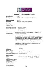 Logical and Physical Topologies - Business Data Communications - Exam ...