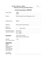 Guided Transmission Media - Business Data Communications - Exam - Docsity