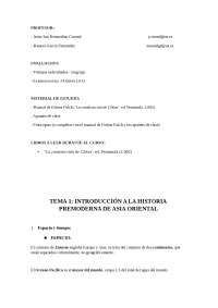 Historia premoderna de Asia Oriental (completo)