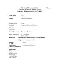 Implementing Effective - Management Information Systems - Exam - Docsity