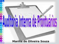 Auditoria prontuários marilia mezzadry