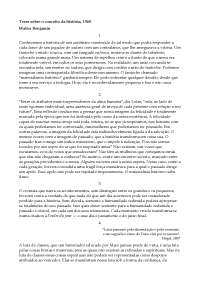 Teses sobre o Conceito da História - Walter Benjamin