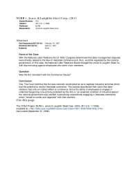 NLRB v Jones and Laughlin - Law - Case Study - Docsity