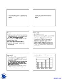 Economic Inequality - Social Movements - Lecture Slides