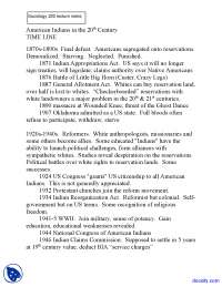 Final Defeat - Ethnic Movements - Lecture Handouts