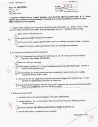 Midterm Exam 2 with Answer Key | Principles of Biology II | BSCI 106 ...