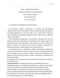 Estratégias Controle Processos Industrial: Razão, Cascata, Seletivo, Inferencial e Feedfor