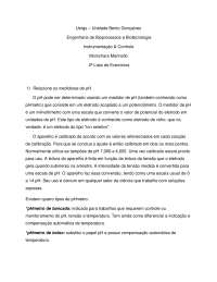 pHmetros e Válvulas de Controle em Bioprocessos e Biotecnologia
