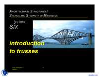 Introduction to Trusses - Architectural Structures - Lecture Slides ...