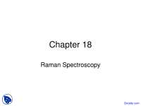 Raman Spectroscopy - Instrumental Analytical Chemistry - Lecture Slides ...
