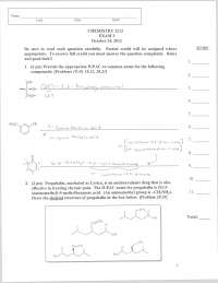 11 Questions with Solution of Modern Organic Chemistry II - Exam 3 ...