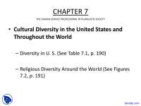 Cultural Diversity - Theory and Policy - Lecture Slides