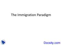 Immigration Paradigm Immigration Law Lecture Slides Docsity Immigration Paradigm Immigration Law Lecture Slides Docsity