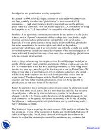 Social Justice and Globalization - Globalization - Lecture Notes