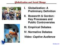 Brief Definition of Globalization - Globalization - Lecture Slides