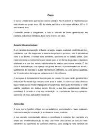 O ouro como concepto de commodities