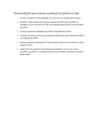 Otimização da produção de gordura no leite: Nutrição e produtividade bovina