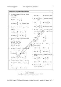 Solução de equações trigonométricas