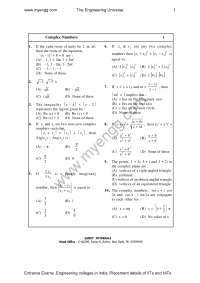 Solução de equações complexas