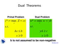 Dual Theorems - Introduction to Operations Research - Lecture Slides