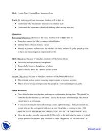Criminal Law - Law of Criminal - Lecture Notes - Docsity