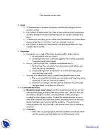 Understanding the Legal Implications of Online Activities: A Classroom Guide