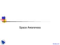 Space Awareness - Primary Health and Physical Education - Lecture Slides
