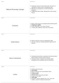 Postpartum physio- ch 20 | CJ 220 - Criminology