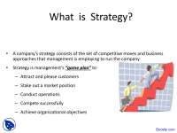Strategy - Strategic Management - Lecture Slides - Docsity