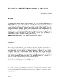 AS CONSEQUÊNCIAS DO TRABALHO NOTURNO PARA O ENFERMEIRO