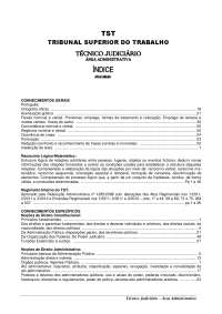 TST - Apostila Técnico Judiciário 2012