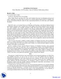 Personal Jurisdiction in Internet Defamation: Revell v. Lidov & Columbia Univ.