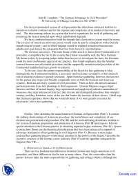German Advantage - Civil Procedure - Lecture Notes