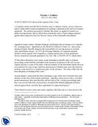 Greene vs Lindsey - Civil Procedure - Lecture Notes
