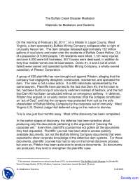 Buffalo Creek Disaster Mediation: Negligence & Emotional Distress Case Study