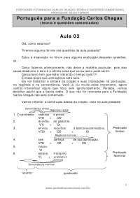 Aula 03 PORTUGUÊS - PORTUGUÊS PDF - Docsity