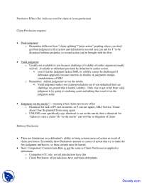 Preclusive Effects: Claim and Defense Preclusion in Law
