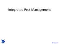 Integrated Pest Management Crop And Soil Science Lecture Slides Integrated Pest Management Crop And Soil Science Lecture Slides
