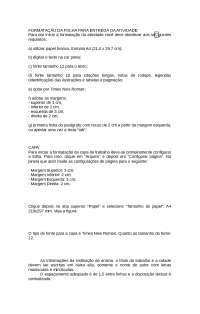 Formatação Cientifica