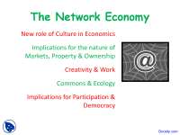 Network Economy - Environmental Economics - Lecture Slides