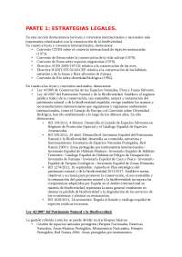PARTE 1: ESTRATEGIAS LEGALES En esta sección destacaremos
