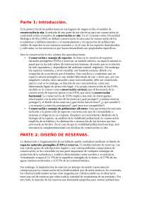 Conservación de Ecosistemas: In Situ y Ex Situ - Prof. Martín De La Calle