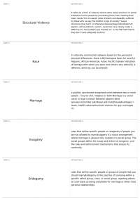 Understanding Structural Violence: A Look into Racism, Marriage, and Radiation Exposure
