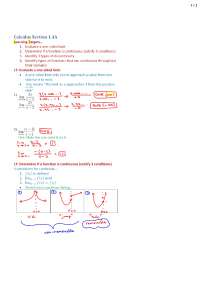 Types of Functions - AP Calculus - Lecture Notes - Docsity