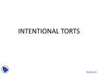 Intensional Torts: Categories, Types and Examples